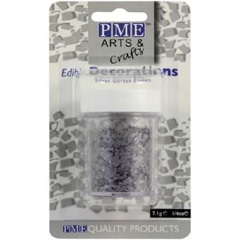 Picture of SILVER GLITTER FLAKES 7.1G